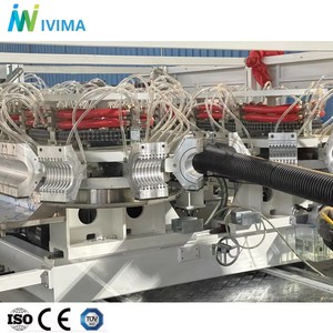 Ligne d'extrusion de tuyaux ondulés à double paroi en PP/PE à haute efficacité pour la protection des câbles électriques, fonctionnement facile - Product Image 4