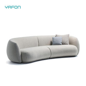 Custom Velvet Furniture Cashmere Modern Lounge <b>Suite</b> Modular Set Cashew Couch Cashew - Product Image 2