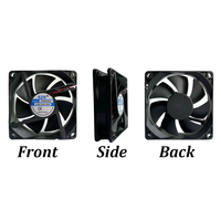 Ventilateurs de refroidissement sans balais DC étanches SZR8020 80x80x20mm 5/12/24/48V Roulement à manchon Ventilateur axial DC pour ordinateur silencieux Boîtier PC