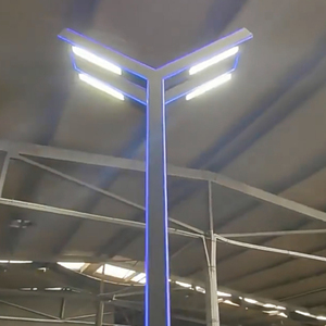 Lampes solaires de jardin <span class=keywords><strong>avec</strong></span> détecteur optique, motif en Y, lampe de paysage, zone piétonne, éclairage solaire de pilier carré - Product Image 5