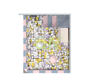 <span class=keywords><strong>Piscine</strong></span> à balles souple populaire pour petits parcs de jeux, équipement d'amusement intérieur avec toboggan, prix de gros - Product Image 3