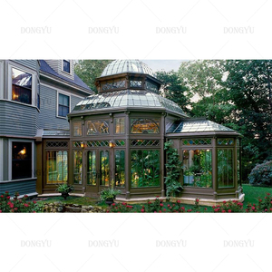 Solárium Independiente de Nueva Zelanda, Casa de Cristal Templado, Jardín de Plástico, PVC, Aluminio, Cristal, Solárium - Product Image 5