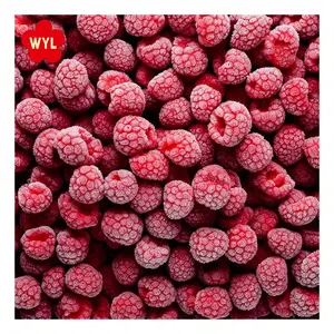 Baies en vrac framboise congelée fruits IQF entiers origine Chine exportation Russie