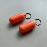 Porte-clés flottant en plastique pour piscine, forme de garde-corps, style capsule, avec logo personnalisé