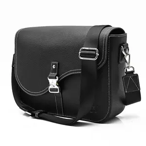 New Design High Quality Leather Messenger Bag Casual Shoulder Bag Hot Selling Multi Uses Unisex Cross Bag