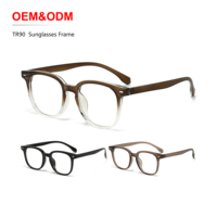 Monture de lunettes optiques ultra-légère en TR90 pour hommes et femmes, design de verres transparents bloquant la lumière bleue, confortable, minimaliste, tendance