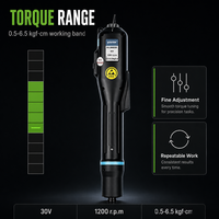 Tournevis électrique à arrêt automatique 0,5-6,5 kgf.cm, faible entretien, faible bruit, pour ligne d'assemblage en usine