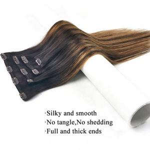 ISWEET Dropshipping Cheveux indiens bruts Afro Kinky Curly Vendeurs Extensions de cheveux à clips 4c Sans couture - Product Image 3