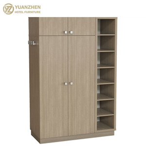 Set Perabot Kamar Tidur Hotel Bintang 5 Kustom Kayu Ek Solid Modern Mewah Kuat Tahan Lama Ramah Lingkungan Rangka Tempat Tidur Apartemen - Product Image 1