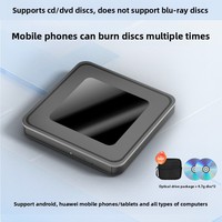 Unidad de DVD Externa Tipo Bandeja para Teléfonos Móviles, Tabletas y Portátiles, Reproductor de Discos USB 3.0, Compatible con Grabación de DVD-RW
