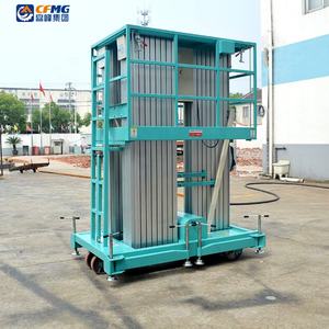 Escalera de elevación hidráulica eléctrica de aluminio con control remoto de uso portátil alimentada por batería, <span class=keywords><strong>precio</strong></span> de fábrica, plataforma de trabajo elevada - Product Image 2