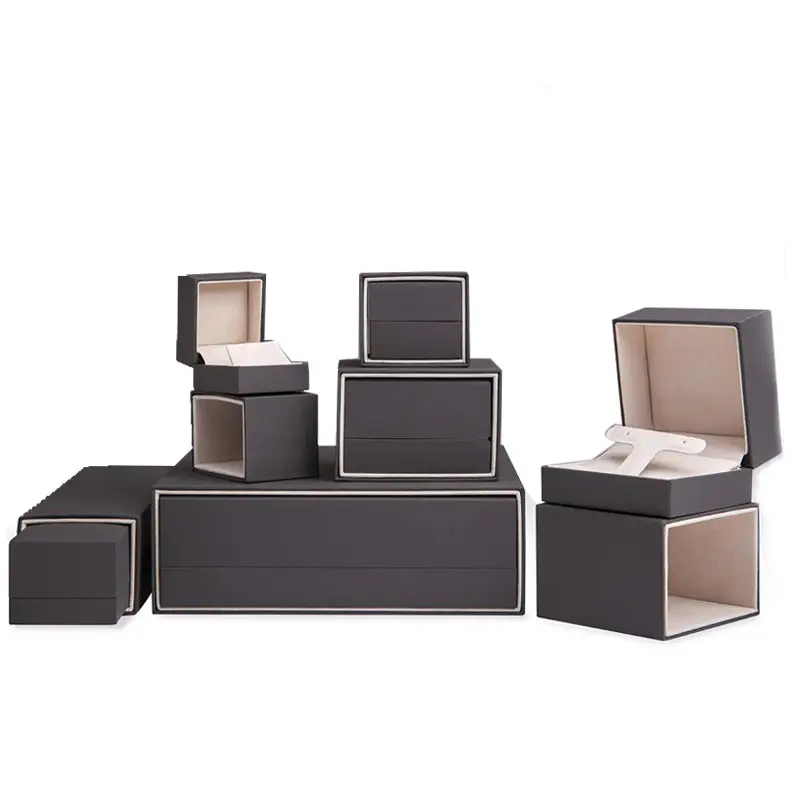 Caixa de presente com logotipo, caixa de presente de cartão e colar de joias, embalagens pequenas caixas de joias personalizadas