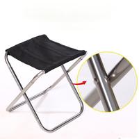 Taburete plegable portátil de diseño moderno para exteriores Muebles de exterior de metal de aluminio