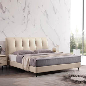 Juegos de muebles de hotel y apartamento personalizados al por mayor juegos de dormitorio de madera de alta calidad para uso doméstico cama de hotel - Product Image 1