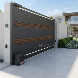 Portail Coulissant Automatique Moderne en Aluminium sur Mesure avec Moteur pour Villa, Garage Extérieur et Sécurité Renforcée - Product Image 5