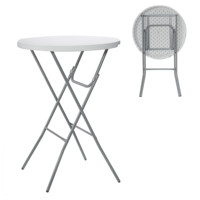 Table de bar pliante ronde Ø 80 cm H 110 cm M1934