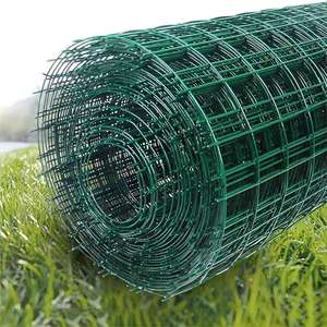 Rollo de Malla de Alambre Soldada Recubierta de PVC de 1/2 Pulgada, Hierro Galvanizado 1/2x1/2, para Jaulas de Conejos y Gallinas, Cercas de Jardín, Modelado 3D - Product Image 4