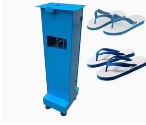 Nouvelle machine de fabrication de chaussures à déclenchement pneumatique pour la pose de lanières et le passage des empeignes de pantoufles - Product Image 5