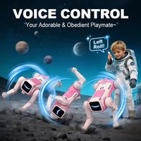 Chien robot intelligent interactif avec télécommande 2.4G et contrôle par application, chien robot RC intelligent avec IA, dialogue vocal, haute technologie