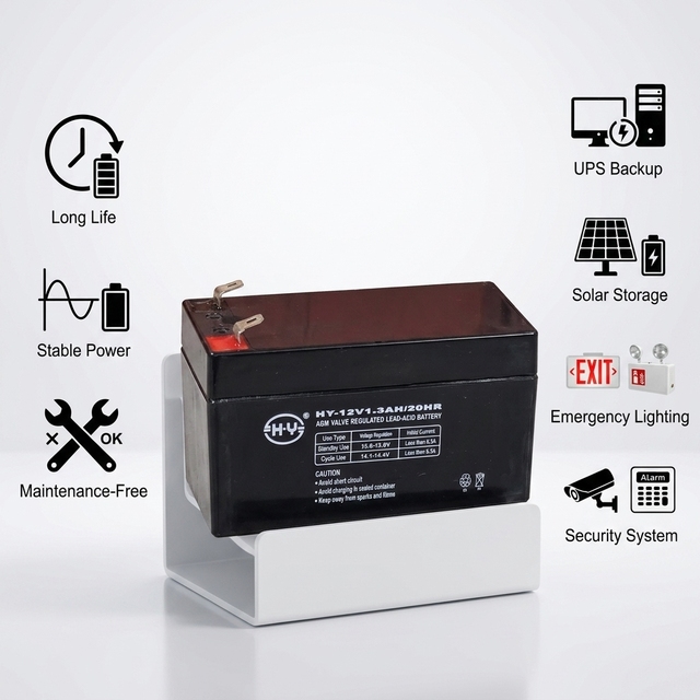 Maintenance Free Sealed Lead Acid Battery 12V 1.3Ah for Electric Cars & Toys Battery