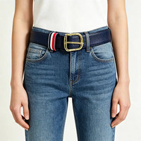 Hochwertiger Herrengürtel aus Leder mit Metallschnalle, Vintage-Stil für Jeans und Anzüge