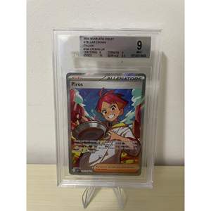 Para Pokémon 2024 Scarlet & Violet Star Crown-Crispin UR SCR IT 164/142 BGS 9 [ITA] Material de Papel - Product Image 2