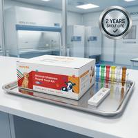 Kit de test rapide PRV-Ag pour diagnostic sur site, haute sensibilité, pour le dépistage de l'antigène du virus de la pseudorabie porcine, destiné aux cliniques vétérinaires