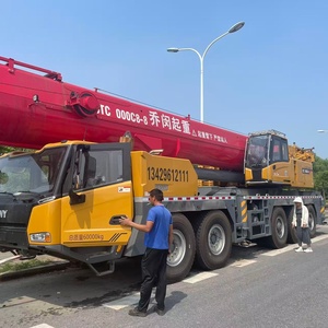 Grúa Móvil SANY de 58000 kg con Pluma Roja y Cabina Amarilla, Bomba, Rodamiento y Motor para Operaciones de Elevación Pesada - Product Image 2