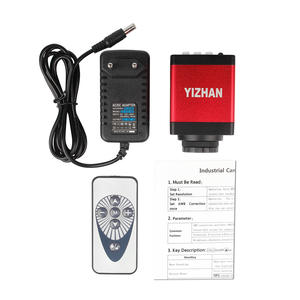 Caméra rouge Zoom 130X réglable avec <span class=keywords><strong>Microscope</strong></span> monoculaire rouge de réparation électronique d'appareil photo numérique haute définition 13MP - Product Image 5