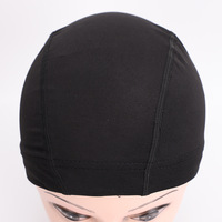 Bonnet sans colle pour les cheveux, filet pour perruque, en Spandex, dôme élastique en maille, 1 pièce