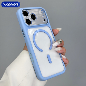 Custodia Magnetica Trasparente VAWI B493 Trendy Lucida in PC Antiurto per <span class=keywords><strong>iPhone</strong></span> 18 17 Pro Max - Ingrosso - Product Image 3