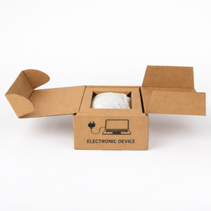 Boîte d'expédition pour chargeurs 3C, emballage e-commerce en carton ondulé B/E, option pliable, personnalisable OEM - Product Image 4