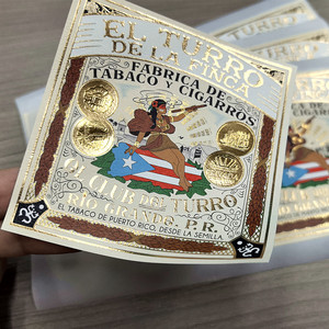 Papel de textura personalizado, lámina de oro, <span class=keywords><strong>pegatinas</strong></span> de papel de alta calidad, diseño de gama alta, etiquetas <span class=keywords><strong>caras</strong></span> de alta calidad para cajas de cigarros - Product Image 4