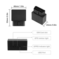 Dernier traceur GPS portable 4G TK816 TKSTAR Mini 4G pour voiture, dispositif de suivi GPS OBD pour usage automobile