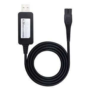 A00390 4,3 V <span class=keywords><strong>Cable</strong></span> de carga USB Adaptador de <span class=keywords><strong>cable</strong></span> para <span class=keywords><strong>PHILIPS</strong></span> Norelco OneBlade QP2520 QP2521 QP2523 <span class=keywords><strong>Cable</strong></span> de carga para <span class=keywords><strong>afeitadora</strong></span> - Product Image 6