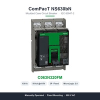 Interruptor Automático Schneider, ComPacT NS630bN, 50kA a 415VAC, 3P, Fijo, Operado Manualmente, Unidad de Control MicroLogic 2.0, 630A