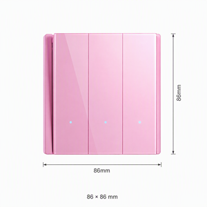 Prise murale à câblage rapide, sans fil <span class=keywords><strong>neutre</strong></span> requis, panneau en verre trempé, prise standard européenne avec double ports USB-C, CE TUV - Product Image 2