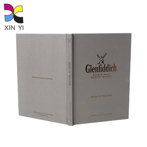 Demanda de impresión de fábrica Servicios de publicación personalizados Libros de tela gris Novelas Libros de tapa dura para recetas Material de cubierta personalizado - Product Image 3