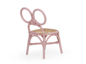 Silla Infantil de Ratán Hecha a Mano, Ligera, Duradera y Moderna, Segura para Uso en Exteriores/Hoteles, Asiento Infantil de Mimbre Natural para Fiestas - Product Image 4
