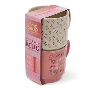 Beautiful Pink and White <b>Ceramic</b> <b>Mug</b> with Decal Printing Flower Design Porcelain Tea Cup for Daily Use for Business Gifts - Product Image 6