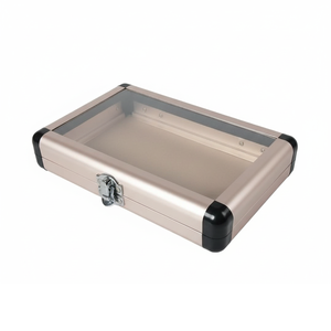 <span class=keywords><strong>Valigetta</strong></span> in Acrilico <span class=keywords><strong>Trasparente</strong></span> OEM/ODM, Custodia in Alluminio Personalizzata con Protezione Rinforzata per Esposizione Campioni e Organizzazione Fai-da-Te - Product Image 6