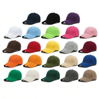 Topi Baseball Polos Warna Klasik Bahan Katun Twill Lembut, Logo Custom, Cocok untuk Pemakaian Sehari-hari, Hadiah Tim & Perusahaan