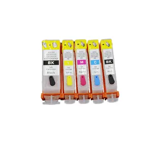 5 Kleuren Pgi525 Cli526 Navulbare Inktcartridge Compatibel Voor Canon Ip4850 Ix6550 Mx885 Mx895 Mx715 Printer