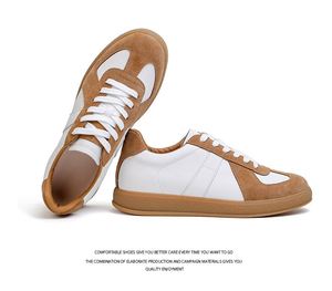 Zapatos de Hombre con Cordones, Suela de Goma, Parte Superior de Cuero Vacuno Transpirable, Textura Suave, Antideslizantes, Casuales, Versátiles y Cómodos, a la Moda - Product Image 6