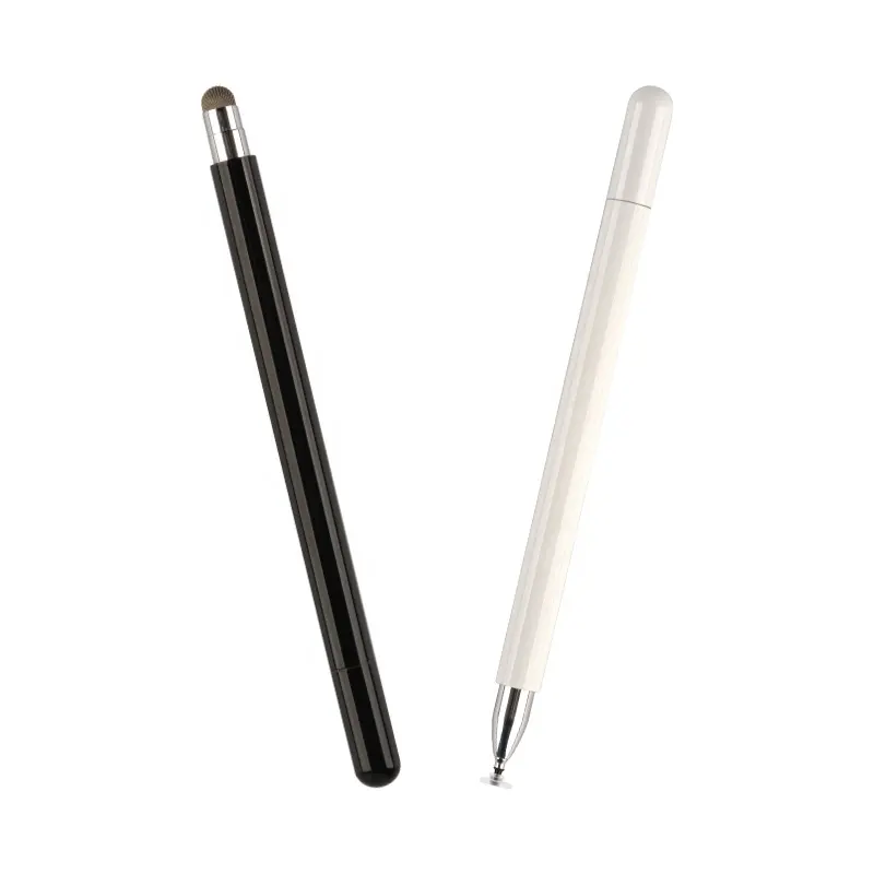 aluminum capacitive touch active stylus pens fiber cloth pen customized logo metal stylus pencil for laptop mi pad 6