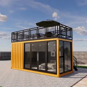 Innovatieve Unieke Woonruimtes Hoge Kwaliteit 20ft Allemaal Met Stalen Constructie Prefab Containerhuis
