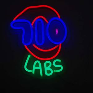 Cara sonriente Patrón Personalización LED Flex Neon Signs <span class=keywords><strong>Comprar</strong></span> edificio 12V Transformador LED Neon Letter 3D Publicidad LED Neon Light - Product Image 5