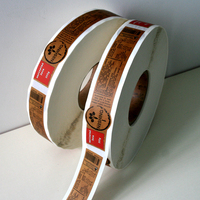 Étiquettes personnalisées imprimées en rouleau, autocollants, machine d'impression offset, film de laminage OEM, emballage, impression d'autocollants imperméables, CMJN