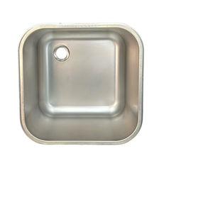 VICTORY KITCHEN Évier de cuisine carré en acier inoxydable fait à la main en acier inoxydable bassin en acier inoxydable pour fournitures d'hôtel et de restaurant - Product Image 2