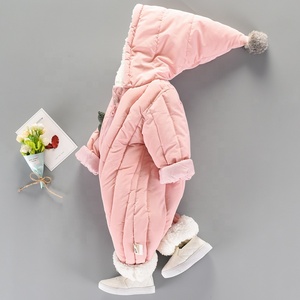 Vendita Diretta dalla Fabbrica, Tutina per Neonati AppleBear, Antiallergica con Cappuccio, Calda in Cotone Biologico, Chiusura a Bottoni, Unisex, Pagliaccetto Invernale - Product Image 4